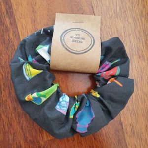 Cocktails and Cruising Travel Inspired Scrunchies